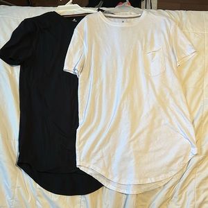 (2) Boathouse Essentials Basic Men’s White and Black T-Shirts